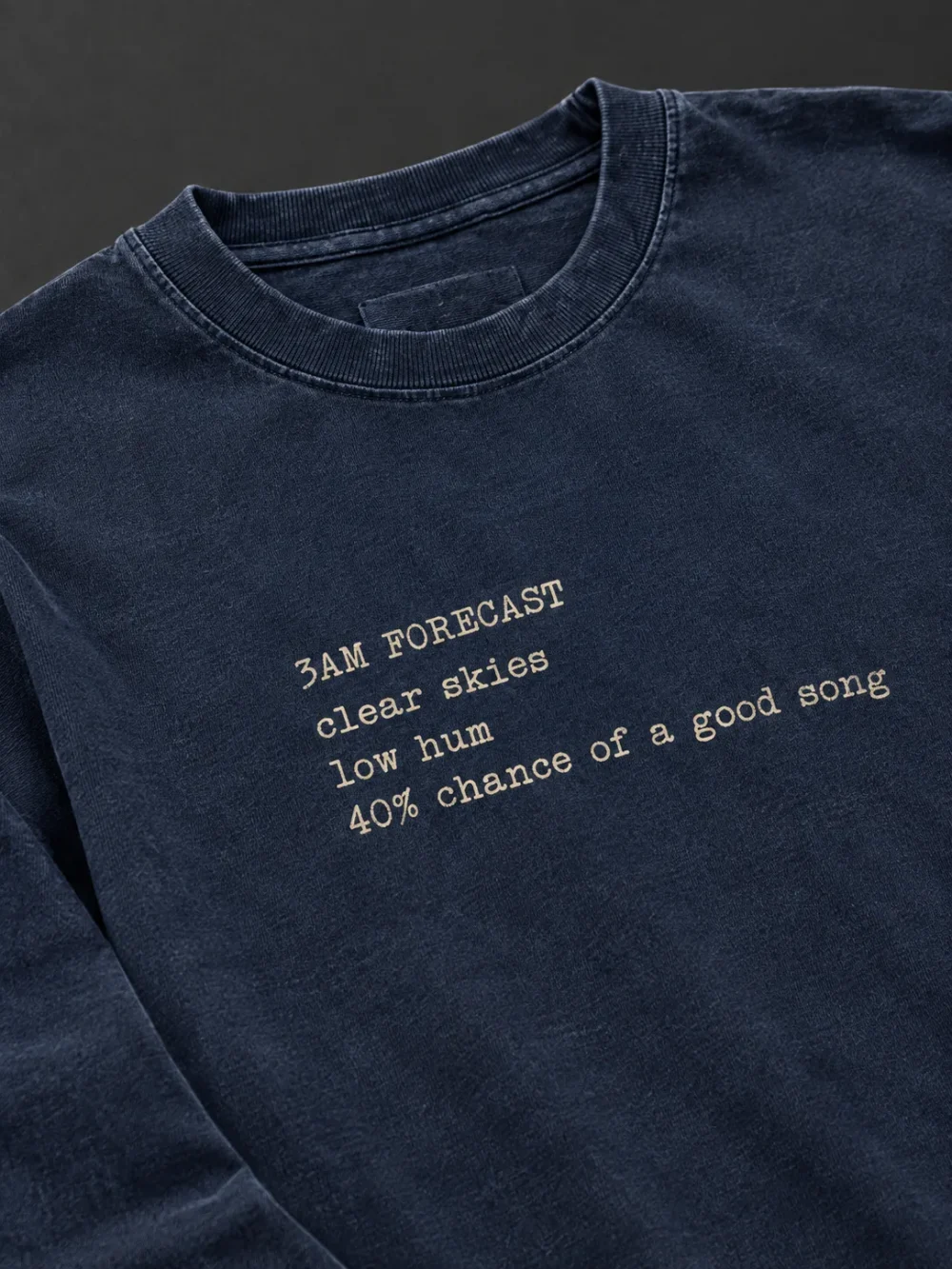 3AM Forecast Long Sleeve — graphic detail