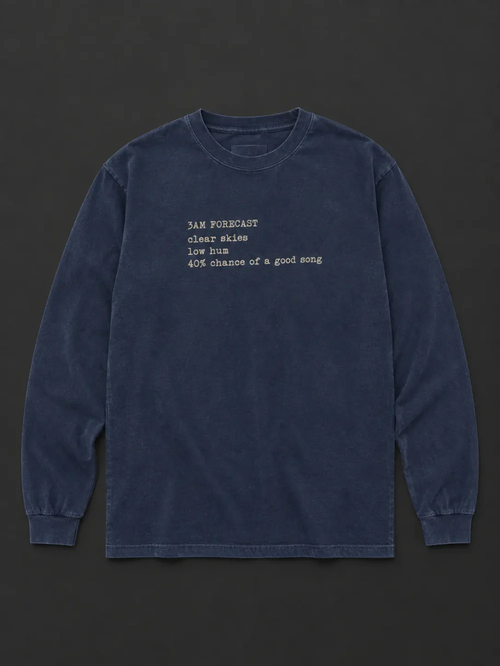 3AM Forecast Long Sleeve — front