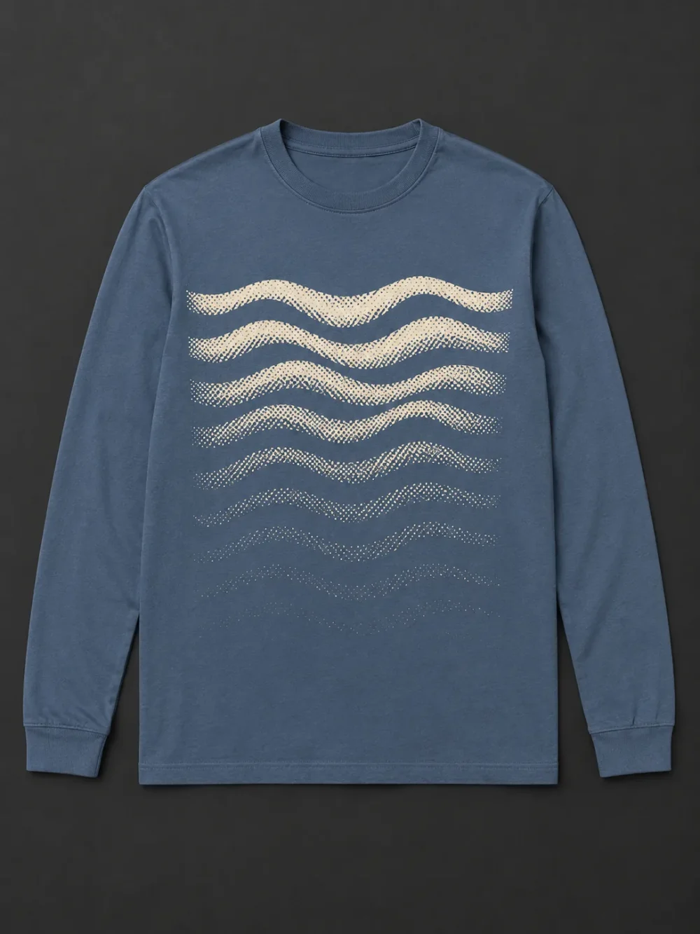 Blue Hour Waves Long Sleeve — front