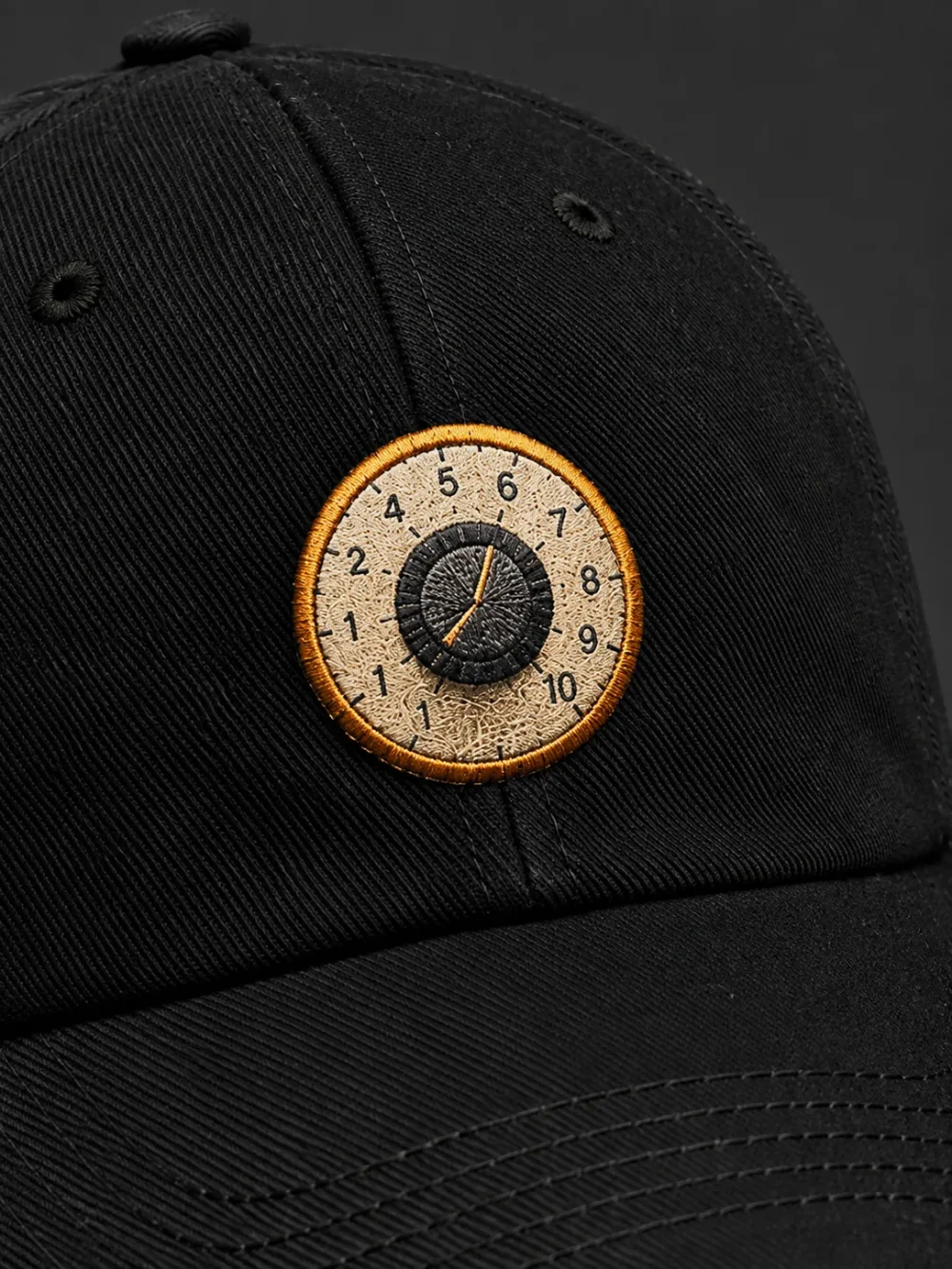 Dial Six-Panel Cap — graphic detail