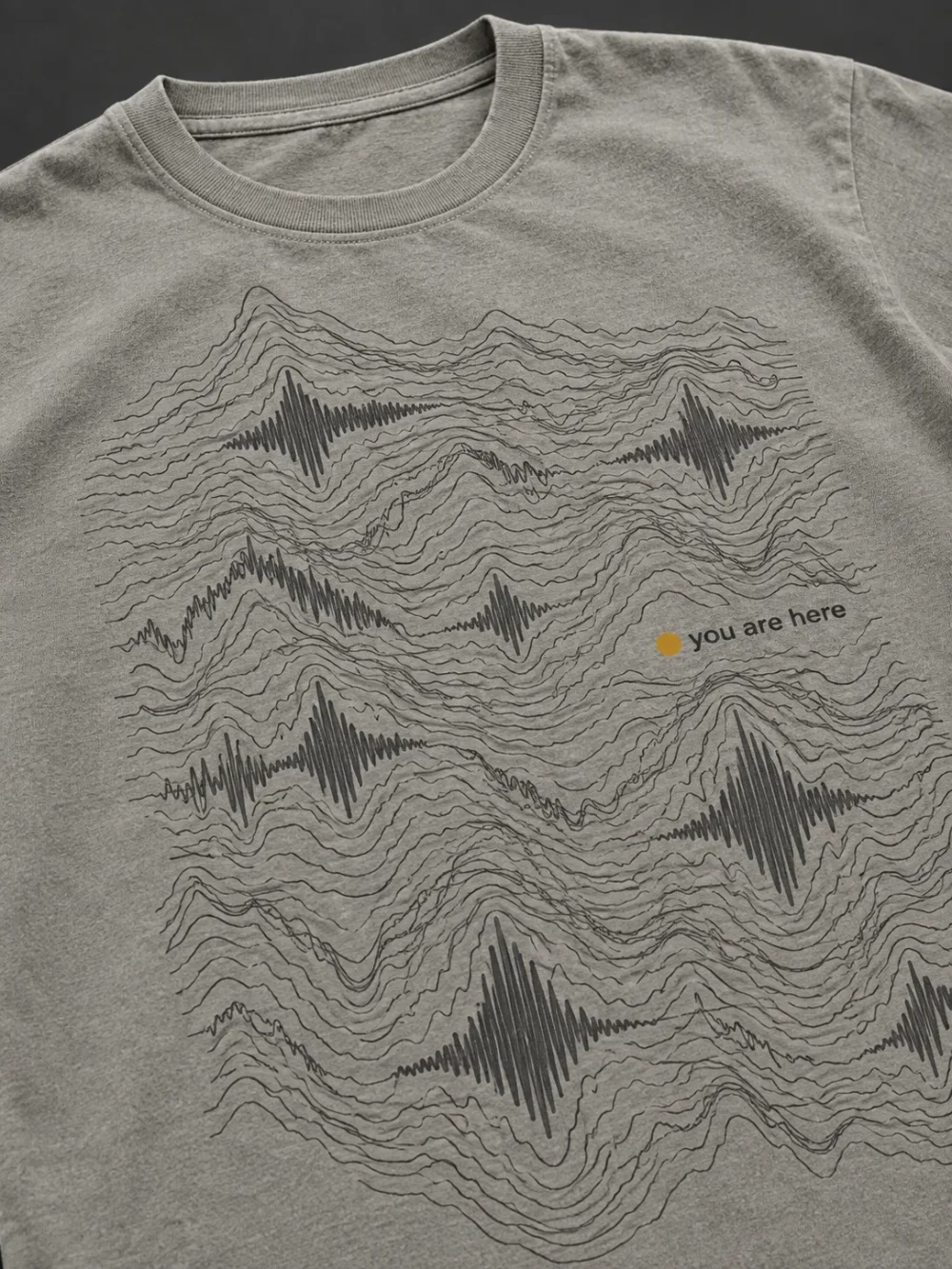 Frequency Map Tee — graphic detail