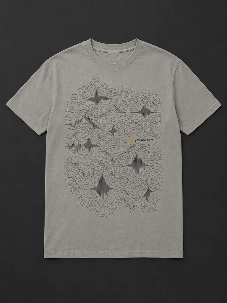 Frequency Map Tee — front