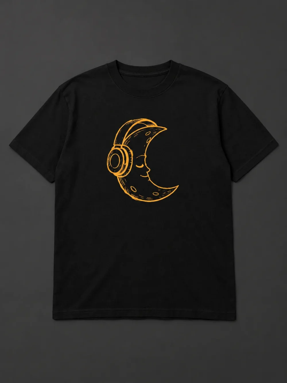 Headphone Moon Tee — front