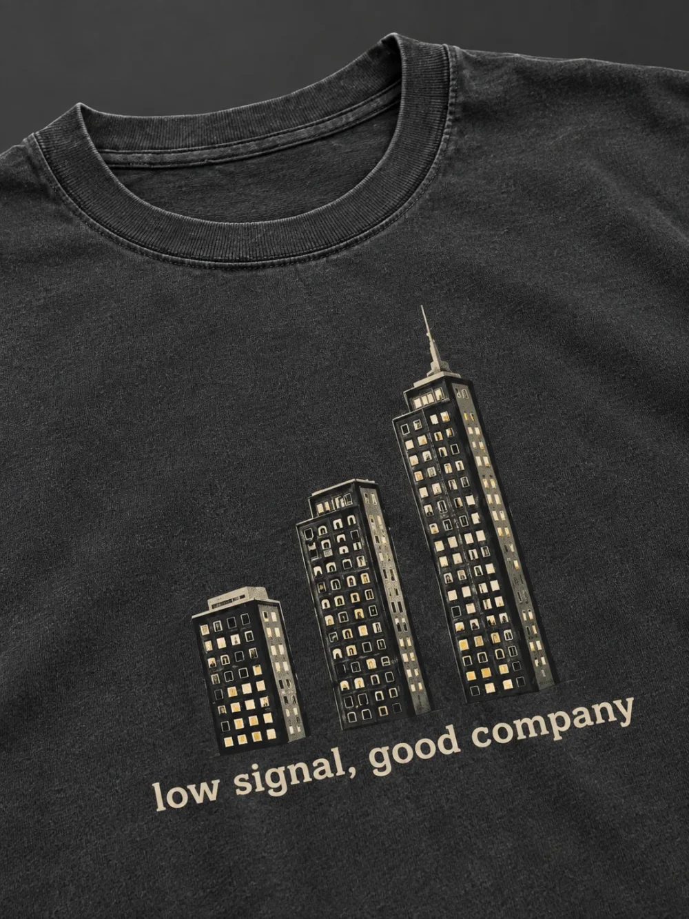 Low Signal Tee — graphic detail