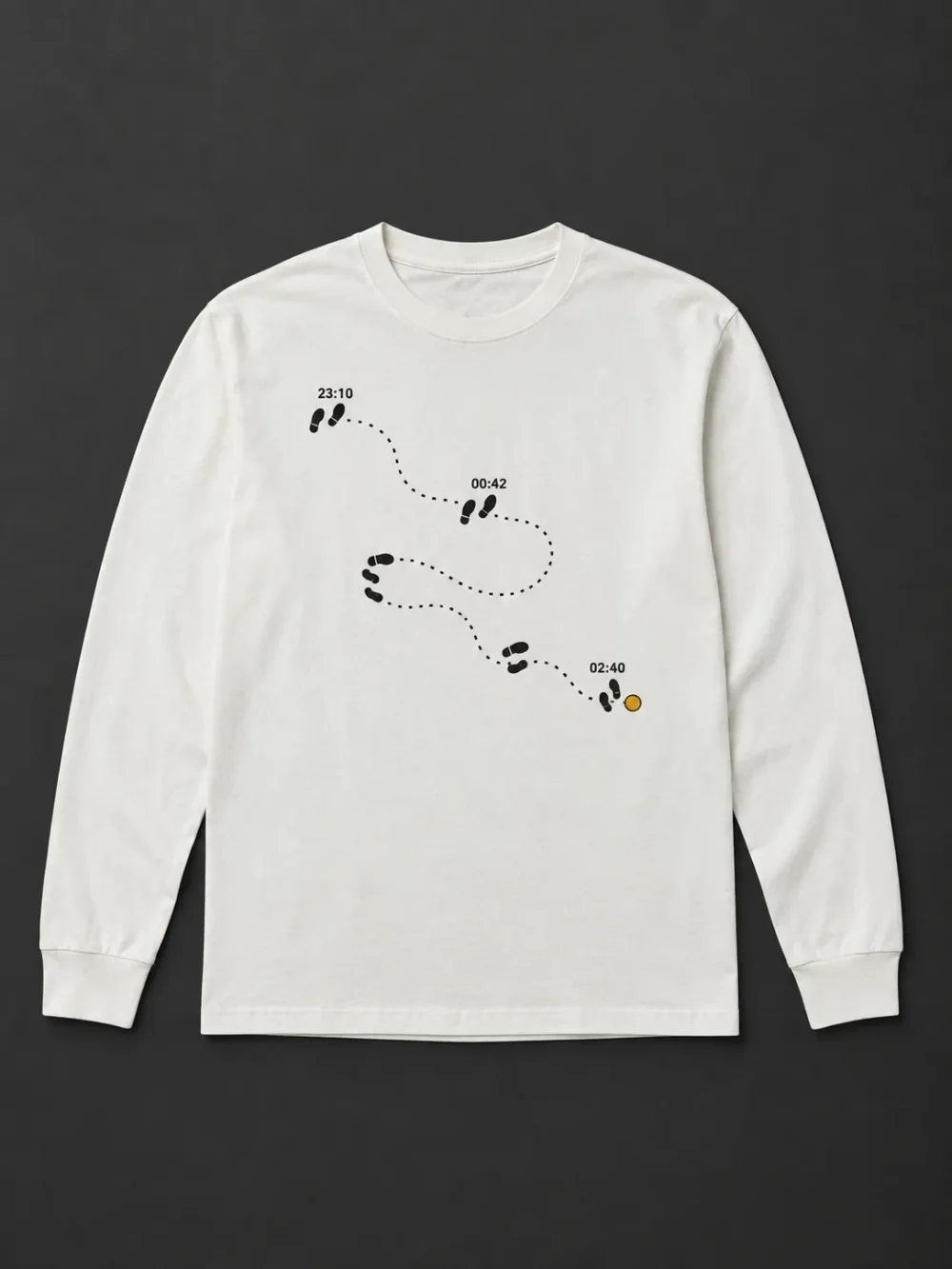 Night Walk Diagram Long Sleeve — front