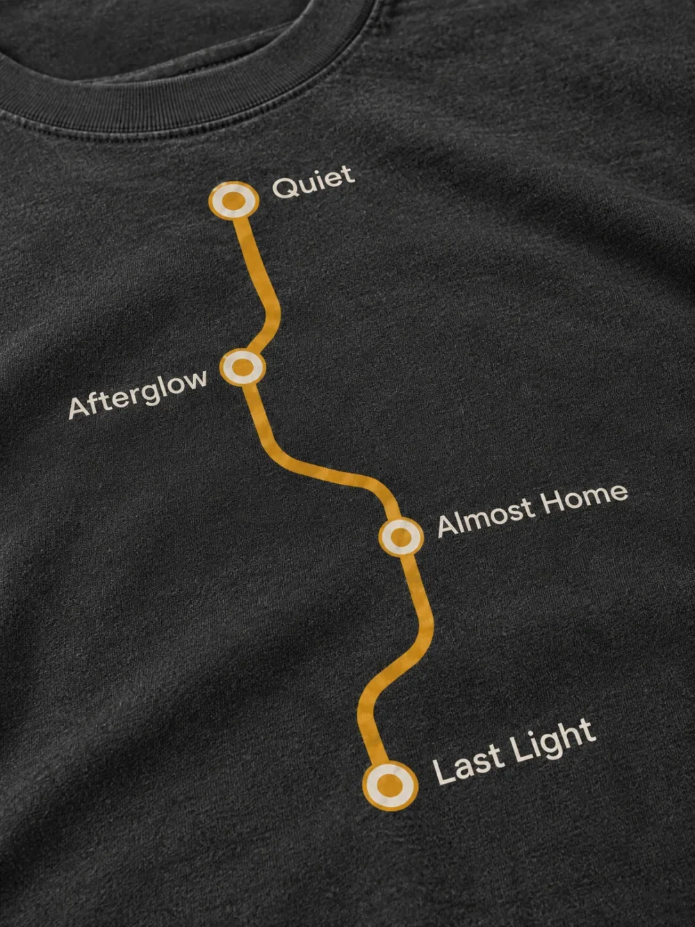 Nightbus Route Tee — graphic detail