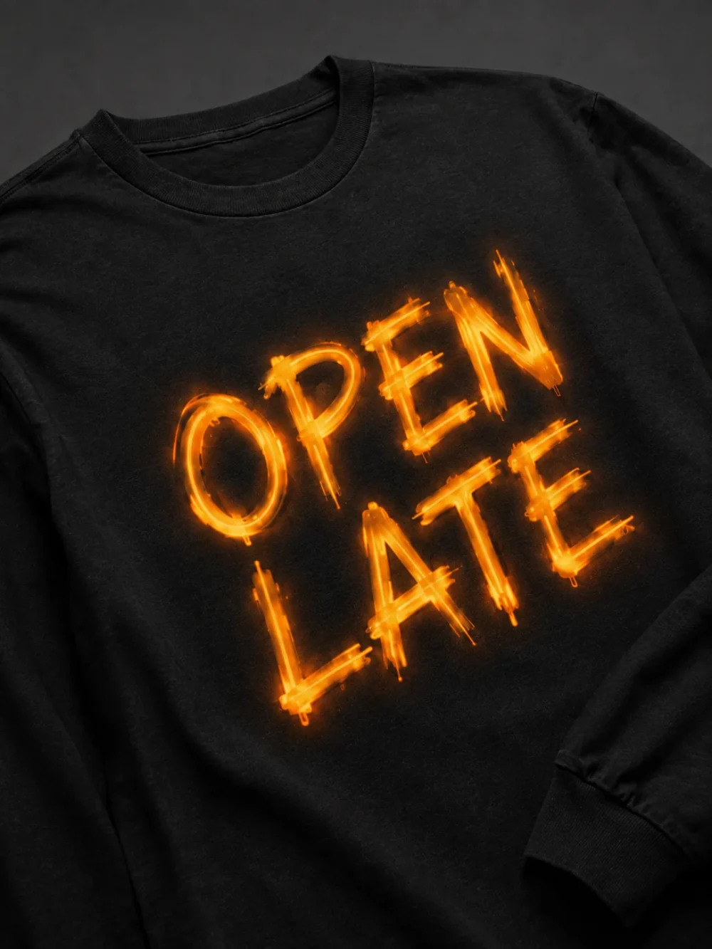 Open Late Long Sleeve — graphic detail