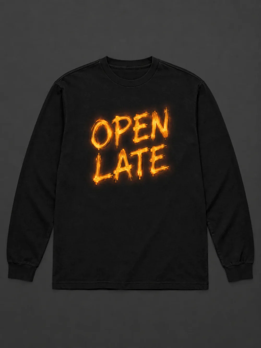 Open Late Long Sleeve — front