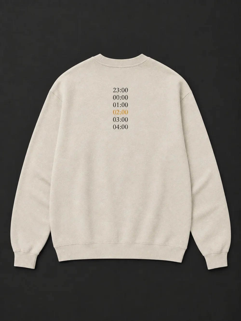 Quiet Hours Crew — back or side view