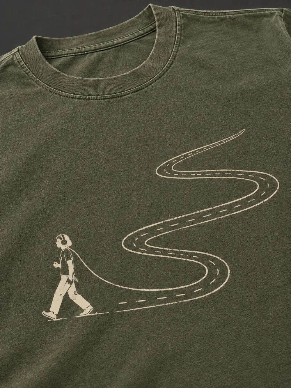 Sleepwalker Club Tee — graphic detail