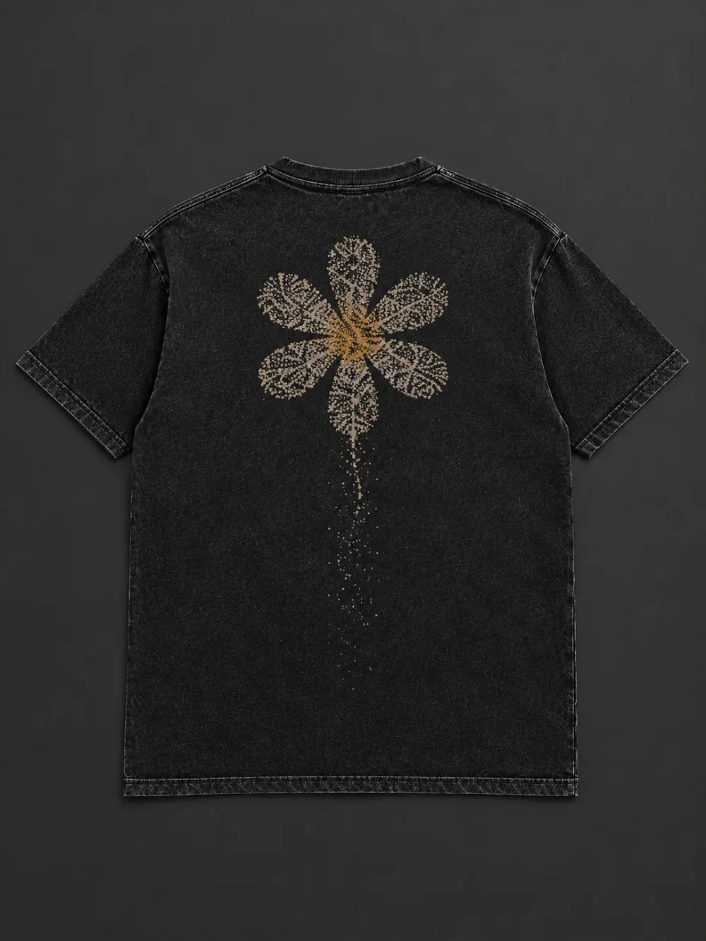 Static Bloom Tee — back or side view