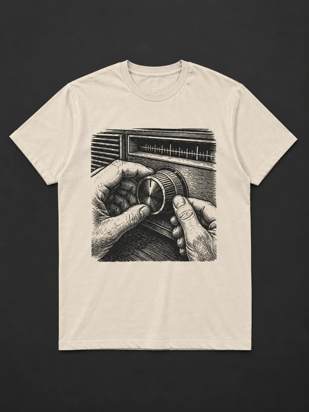 Tuning Hands Tee — front