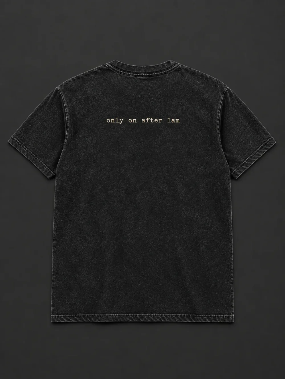 Unlisted Station Tee — back or side view