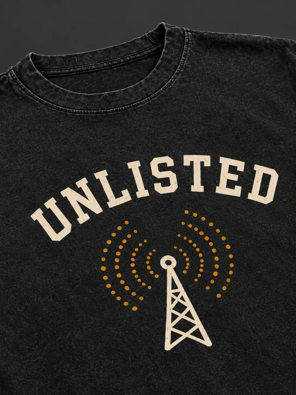 Unlisted Station Tee — graphic detail