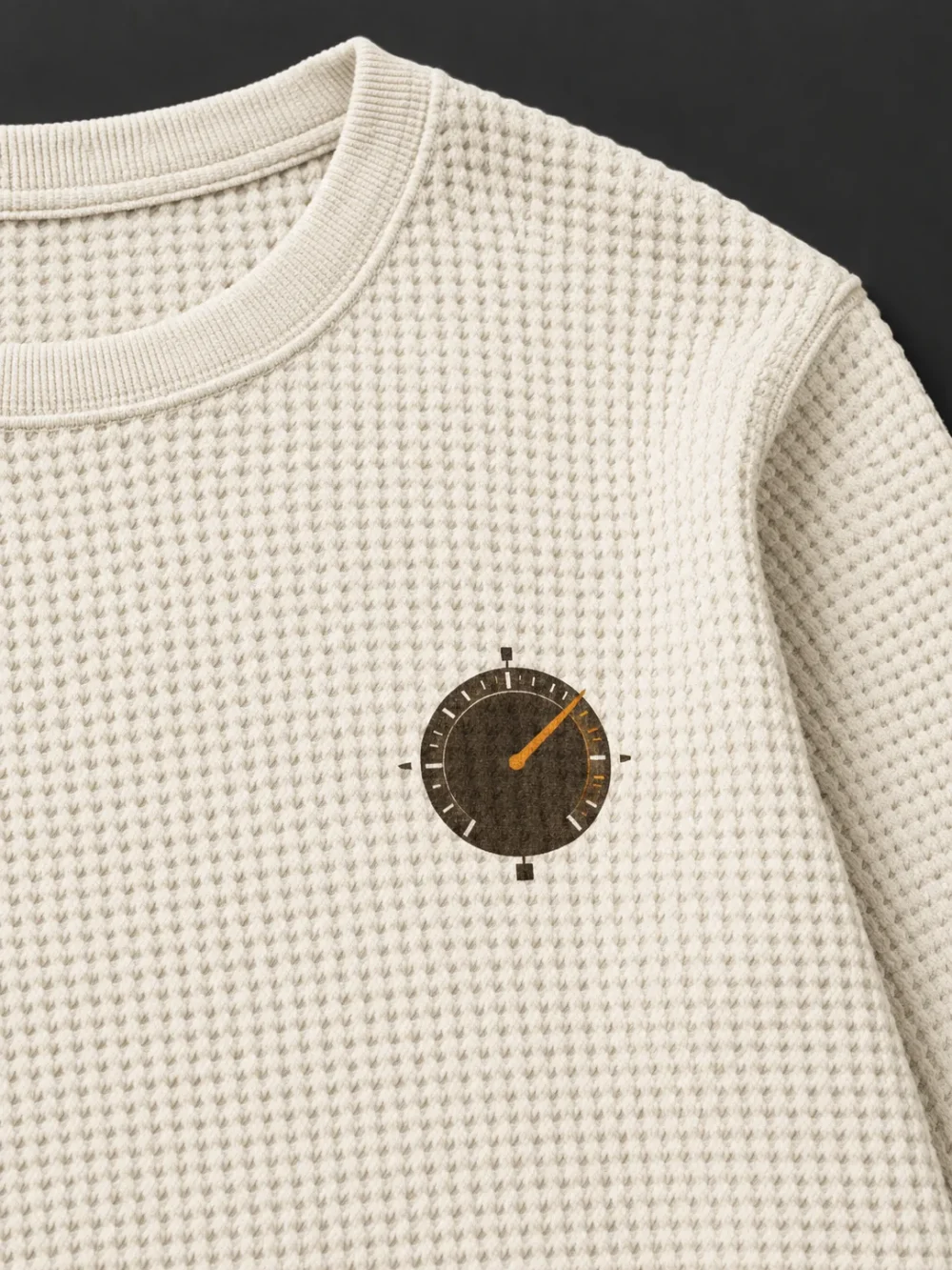 Waffle Dial Long Sleeve — graphic detail
